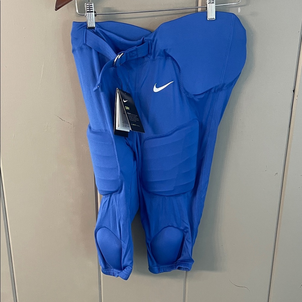 Nike Royal Blue Padded Sports Football  Pants Boys Youth New with tags 🏈